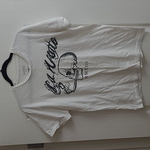 Aritzia La Notte Skull Smoking Tee